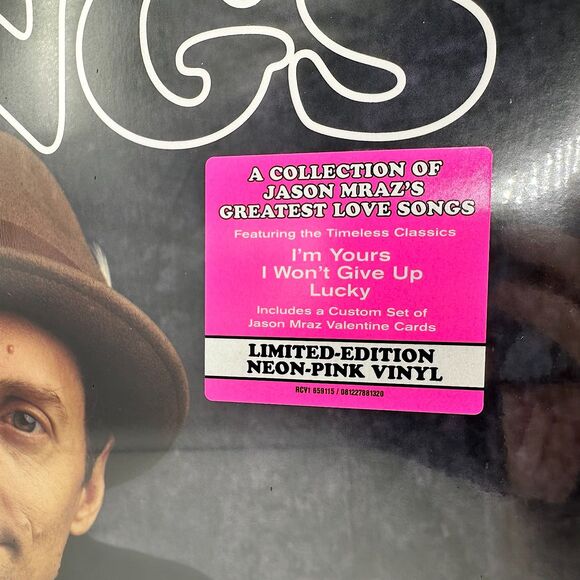 Jason Mraz Lalalalovesongs Limited Edition Neon Pink Vinyl Sealed NEW - Picture 3 of 3
